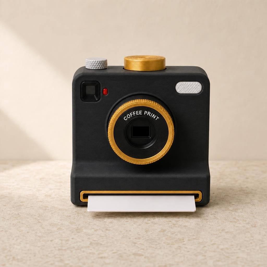 Latte Cam en negro, vista frontal