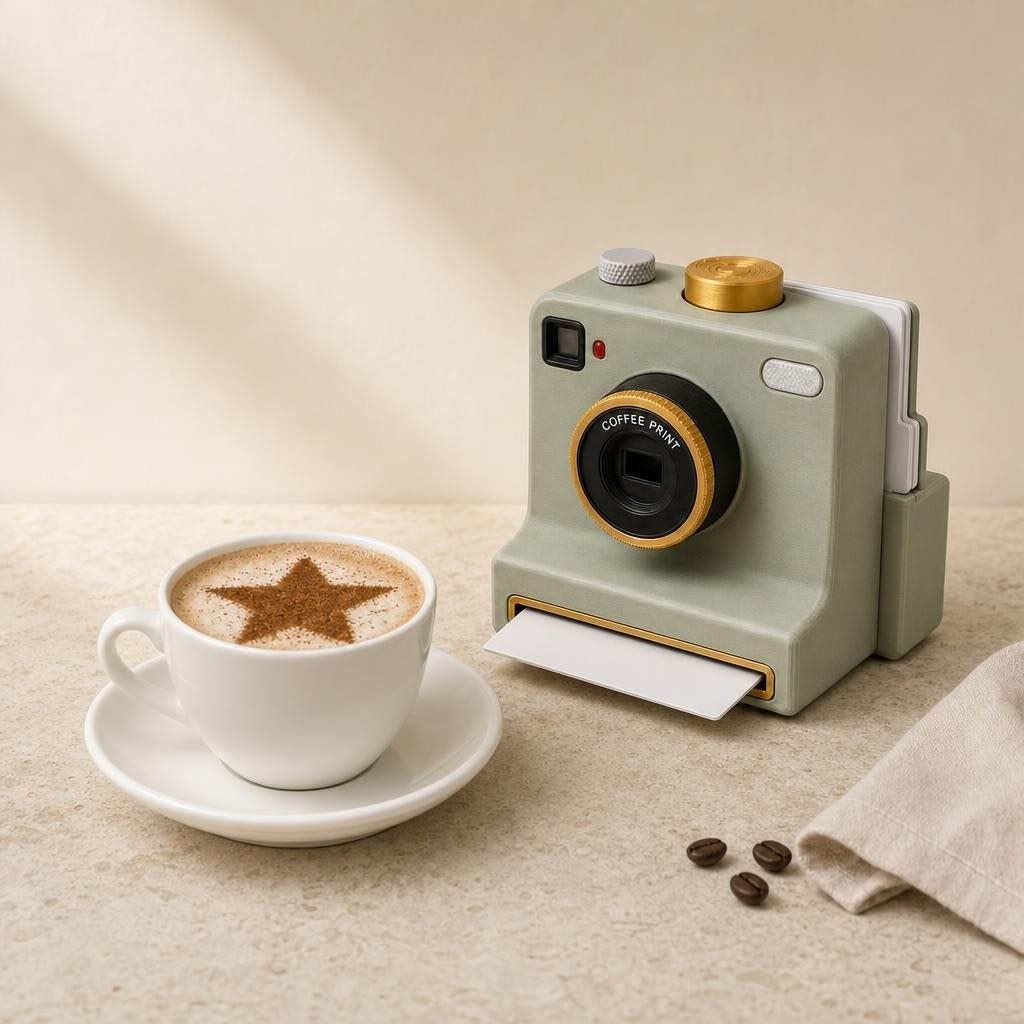 Latte Cam con un capuchino